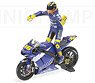 ヤマハ YZR-M1 V.ロッシ ドニントン モトGP フィギュア付 (ミニカー)