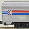 Amtrak El Capitan 10 Car Set with Display UNITRACK (エル・キャピタン客車 アムトラック塗装) (展示用線路10本入り) (10両セット)
