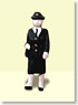 Ho Dolls KS-001 Police Officer 1 (1 figure) (Model Train)