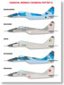 MiG-29 フルクラム 配備各国空軍 (デカール)