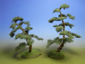 Japanese Scenery Series `MiniJapan` #5 Japanese Black Pine (Middle) (2pcs.) (Model Train)