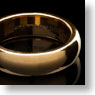 The Hobbit: An Unexpected Journey - The One Ring - Gold Plated Tungsten Carbide #US7 (Completed)