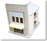 (Z) Shops with Signboards D (Unassembled Kit) (Model Train)