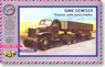 GMC CCW35 Tractor w/Semi-trailer (Plastic model)