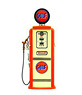 レトロ　燃料ポンプ `Gulf Oil` (ミニカー)