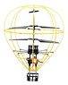 3ch IRC 気球型 ヘリコプター フライング バルーン (黄) (ラジコン)
