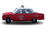 1963年 フォード ファルコン ハードトップ フィラデルフィア ポリス (レッド) (ミニカー)