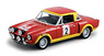フィアット 124 アバルト ラリー - #2 R.Pinto/A.Bernacchini (Winner 1974 Rallye of Portugal ) (ミニカー)