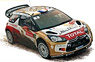 シトロエン DS3 WRC 2013年モンテカルロ 優勝 Loeb/Elena (ミニカー)