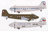 Li-2 (DC-3) [Czech Airlines/Czech Air Force] (Decal)