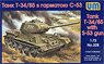 Russia tank T-34/85 w/Zis-S-53 cannon (Plastic model)