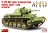 T-70 M Early Production Soviet Light Tank w/Crew (5pcs) (Plastic model)