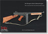Ti-Lite 1/6 Thompson M1A1 Sub Machine Gun (Fashion Doll)