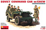 Soviet Command Car w/Crew (5pcs) (Plastic model)