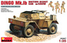 Dingo Mk.1b British Armored Car w/Crew (3pcs) (Plastic model)