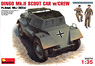 Dingo Mk.II Scout Car - Pz.Kmpf. Mk.I 202(e) w/Crew (2pcs) (Plastic model)