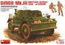 Dingo Mk.III British Scout Car w/Crew (2pcs) (Plastic model)