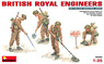 British  Royal Engineers (4pcs) (Plastic model)