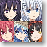 Date A Live Can Badge Set 5 pieces (Anime Toy)