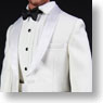 Mens Tuxedo Set (White) (Fashion Doll)
