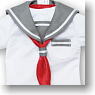 50cm Sailor Summer Uniform Set (White x Gray) (Fashion Doll)