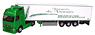 ボルボ FH 3 500 冷蔵セミトレーラー CHEREAU `TRANSPORTS DU VIVARAIS` (ミニカー)