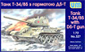 Soviet T-34/85 1944 w/D5-T (Plastic model)