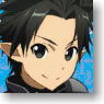 Sword Art Online -Fairy Dance- Strap with Mobile Cleaner Kirito (Anime Toy)