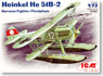 German Heinkel He-51B-1 Biplane Fighter Float Type (Plastic model)