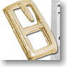 Azone Original 6 x 11 Real Buckle (4 pieces) (Gold) (Fashion Doll)