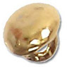 Azone Original 3mm Round Button (5 pieces) (Gold) (Fashion Doll)