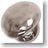 Azone Original 3mm Round Button (5 pieces) (Silver) (Fashion Doll)