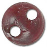 Azone Original 4mm Rincup Button (20 pieces) (Dark Brown) (Fashion Doll)