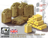 WW II  British Armed Forces Fuel Can set (Plastic model)