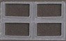 1/80(HO) Front Glass for EF58 Prototype Small Window (Model Train)