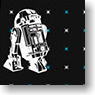 SWシルクナロータイ (R2-D2×星) 黒 (キャラクターグッズ)