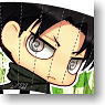 Attack on Titan Mini Folding Fan Strap Levi (Anime Toy)