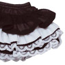 Wicked Style 4-Tiered Frill Miniskirts (Black) (Fashion Doll)