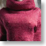 Very Cool Womans Turtleneck mini dress set (Red) (Fashion Doll)