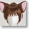 Little Busters! Natsume Rin`s Cat Ear & Ribbon Set (Animation Ver.) (Anime Toy)