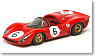 フェラーリ 330 P4 スパイダー `S.E.F.A.C.` #0860 BOAC500 ブランズハッチ 1967 2位 No.6 (ミニカー)