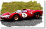 フェラーリ 330 P4 スパイダー `S.E.F.A.C.` #0858 BOAC500 ブランズハッチ 1967 6位 No.8 (ミニカー)