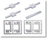 Under Floor Parts Value Set for Private Railway Recent Model Train (Grey) (for 4-Car) (Model Train)