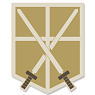 Attack on Titan Training Corps Removable Wappen (Anime Toy)