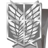 Kobutsuya Attack on Titan Paper Clip 01 Survey Corps Emblem (Anime Toy)