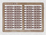 Number Plate for EF16 Joetsu Type/Pre-Colored Metal Etching (10types) (Model Train)