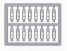 ATC Pick Up for subway/Private railroad entry car (Right and left division model/Light Gray) (16pcs.) (Model Train)