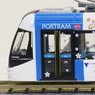 The Railway Collection Toyama Light Rail TLR0606 (Tetsudou Musume Wrapping, Pattern B) (Blue) (Model Train)