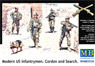 U.S. forces Currently Used Infantry (4pcs) + army dog Afghan search corps (Plastic model)