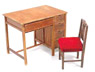 1/12 desk & Chair of teacher (Craft Kit) (Fashion Doll)